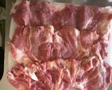 Pas rețetă Ceafă de porc umplută cu ciuperci champignon 2 fotografie