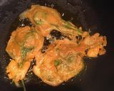 A picture of step 1 of Spinach Fry.