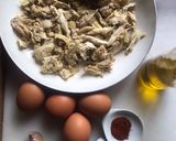Foto del paso 1 de la receta: Arròs amb costra / arroz al horno con costra de huevos batidos