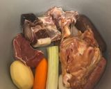 A picture of step 5 of Cocido Madrileño (with Ninja Foodi or Instant Pot).