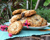 Foto del paso 4 de la receta: Galletas de avena con remolacha, zanahoria y pasas de uva🍪