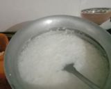 A picture of step 1 of Sweet jaggery rice.