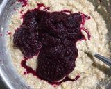 A picture of step 6 of Banana Beetroot Pancakes.