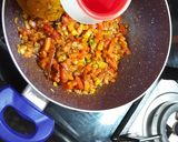 A picture of step 4 of Paneer Bhurji.