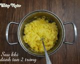 Hình bước làm 2 của món Bánh su kem vị custard & vị matcha