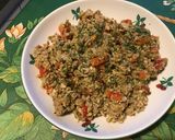 Une image de l'étape 16 de Chapon haché aux poivrons rouges et pesto.