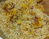 A picture of step 2 of Pumpkin Risotto.