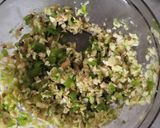 A picture of step 1 of Manchurian Roasty Pav.