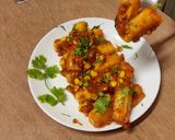 A picture of step 12 of Rice Paper wrapped Paneer Fingers.