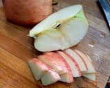 A picture of step 2 of Purple cabbage, apple summer salad.
