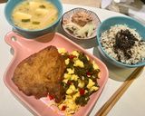雨來菇炒蛋的食譜步驟5照片
