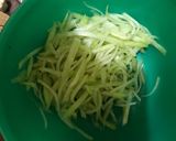 Foto langkah ke 1 dari resep Tumis tempe labu siam.