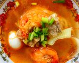 Hình bước làm 4 của món Bánh canh tôm thịt trứng