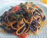 Foto del paso 6 de la receta Mezclum de spaghetti con alcachofas y tomate 🍅