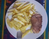 A picture of step 8 of Crispy Soy Chicken with French Fries for One.
