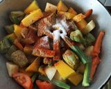 পটলের তিন মেশালি সবজি (potoler teen mishali sabji recipe in bengali) রেসিপি ধাপ - 4 ছবি