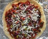 A picture of step 14 of Homemade Braai (BBQ) Pizza.