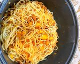 عکس مرحله 9 از دستور ماکارونی با سویا و گوشت