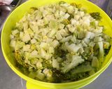 Une image de l'étape 5 de Purée de brocolis à la crème et parmesan.
