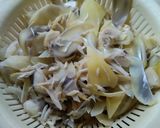 Foto langkah ke 1 dari resep Tumis jantung pisang petai.