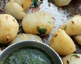 A picture of step 2 of Chutney Potatoes.
