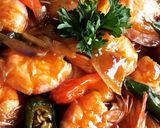 Foto langkah ke 6 dari resep Udang Saus Padang.