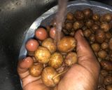 A picture of step 1 of Boiled Bambara beans(gurjiya).
