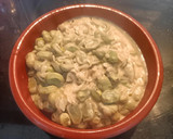 Foto del paso 3 de la receta: Habas en leche de almendras