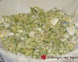 A picture of step 8 of Zucchini and cheese pie with homemade filo.
