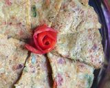 A picture of step 4 of Sooji Veggie Pancake.