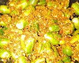 A picture of step 3 of Stuffed ivy gourd masala (भरली तोंडली).