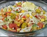 A picture of step 6 of Super healthy corn salad || Corn with dressing salad.