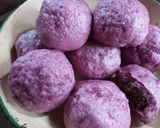 Foto langkah ke 4 dari resep Bakpao Ubi Ungu Tanpa Telur.