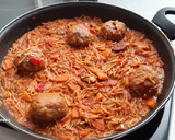 Foto del paso 4 de la receta: Fideos con albóndigas de carne