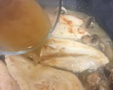 A picture of step 7 of My Garlic Chicken and Mushrooms. 💓.