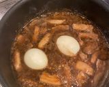 Hình bước làm 8 của món Thịt heo kho kiểu Đài Loan với trứng lòng đào (Taiwan style braised pork with boiled eggs)