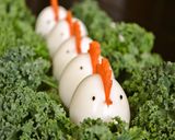 A picture of step 7 of Chick Deviled Eggs for Easter!.