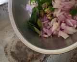 A picture of step 2 of Drumstick flower sabji.