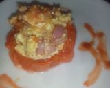 A picture of step 3 of Flat stuffed panner tomato.