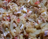 Foto del paso 5 de la receta: Tarta de pollo con morrón de lata y tomate