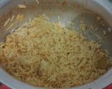 A picture of step 3 of Masala bhat.