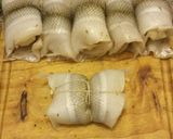 Foto del paso 6 de la receta: Pescado a la essen relleno con queso 