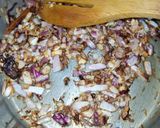 A picture of step 14 of Haleem Choley Chawal.