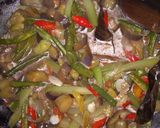 Foto langkah ke 4 dari resep Tumis labu siam kacang panjang dan terong.