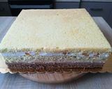 Tort kwadratowy z owocami krok przepisu 5 zdjęcie