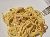 Tallarines a la carbonara