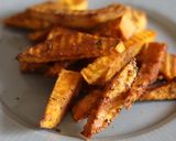 A picture of step 4 of Pumpkin chips 🍟🎃.