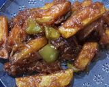 A picture of step 8 of Honey Chilli Potato.