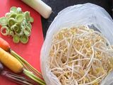 Arroz con trigo y vegetales