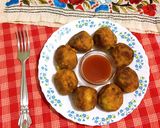 A picture of step 10 of Cheese Fish Balls.